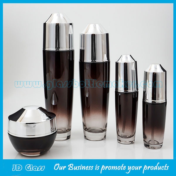 New Design 30ml, 40ml,120ml,150ml Glass Lotion Bottles and 50g Glass Cosmetic Jar