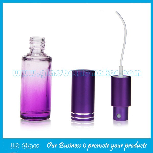 10ml Colored Perfume Glass Bottles With Screw Sprayer And Cap