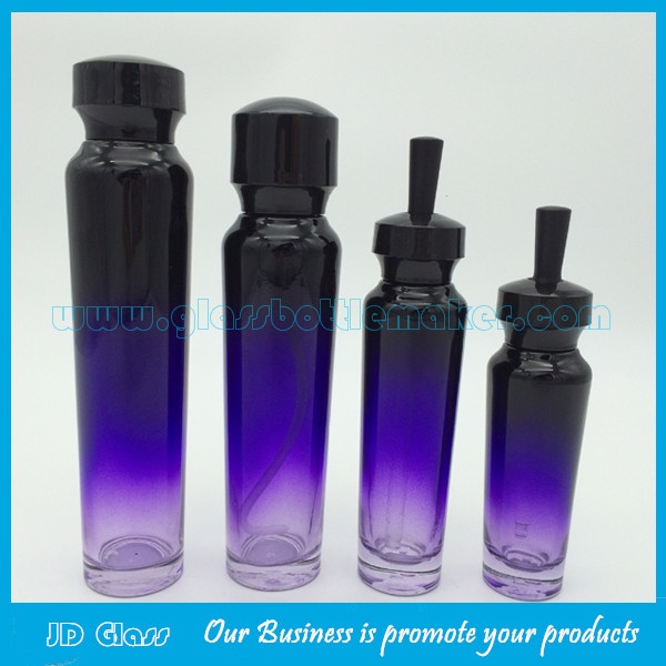 New Model High Grade Glasss Lotion Bottles With Droppers and Glass Cosmetic Jars