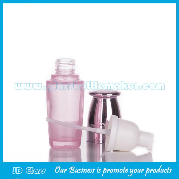 40ml,100ml,120ml Colored Glass Lotion Bottles and 50g Glass Cosmetic Jars