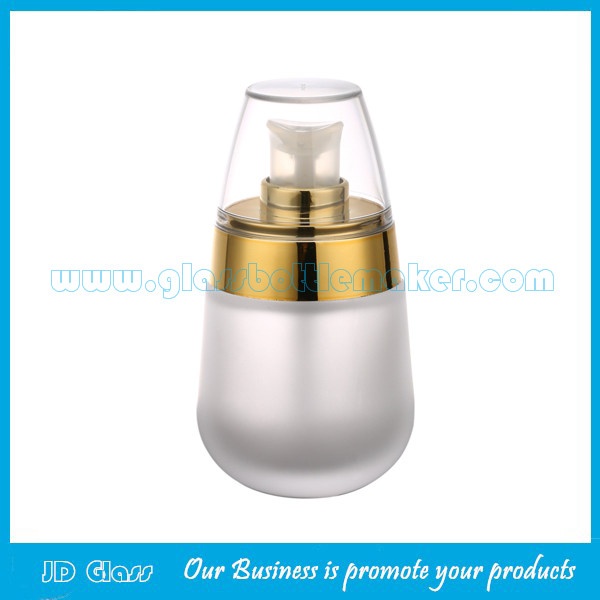 30ml Frost Glass Baby Cream Bottle With Pump