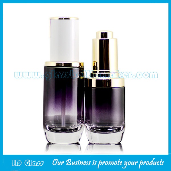 30ml,50ml,100ml,120ml,50g New Item Purple Glass Lotion Bottles and Glass Comsetic Jars