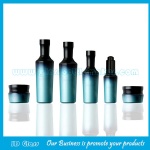 New Model Color Painting Glass Lotion Bottles and Glass Cosmetic Jars