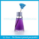 80ml Clear Aroma Glass Diffuser Bottle With Silver Cap