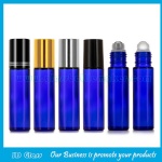 10ml Blue Perfume Roll On Bottles With Caps and Roller