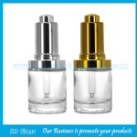 30ml Clear Glass Essence Bottles With Droppers