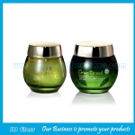 50g,120g Color Painting Ball Glass Cream Jars With Lids