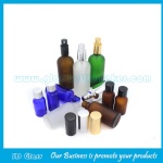 Clear,Amber,Blue and Green Frost Essential Oil Glass Bottles