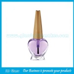 5ml Heart Glass Nail Polish Bottle With Cap and Brush