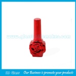 12ml Red Rose Style Glass Nail Polish Bottle With Cap and Brush
