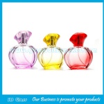 35ml High Quality Colored Painting Perfume Glass Sprayer Bottle With Cap