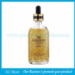 60ml,100ml 24K Gold New Item Glass Essence Bottle With Dropper