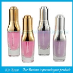 20ml,30ml New Model High Quality Square Glass Serum Bottles With Press Droppers