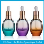 New Model 15ml,30ml Color Painting Glass Serum Essence Bottles With Droppers