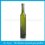 375ml Dark Green ICE Wine Bottle With Cork Top Finish