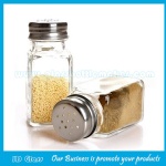 100ml Clear Spices Glass Jar With Metal Lid