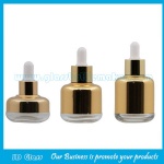 20ml,30ml,50ml Clear Glass Essence Bottles With Metal Droppers