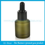 15ml Olive Green Sloping Shoulder Glass Dropper Bottles