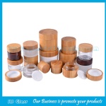 15g,20g,30g,50g,100g Eco Friendly Bamboo Cosmetic Jars and Bamboo Lids