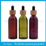 60ml Colored Essential Oil Glass Bottles With Bamboo Droppers
