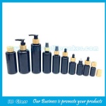 5ml-200ml Violet Optical Essential Oil Glass Bottles With Bamboo Pumps,Caps,Droppers