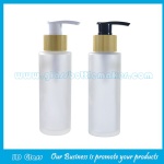 30ml,50ml,100ml,Frost Glass Lotion Bottles With Bamboo Pumps