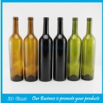 750ml Dark Green Bordeaux Wine Bottle